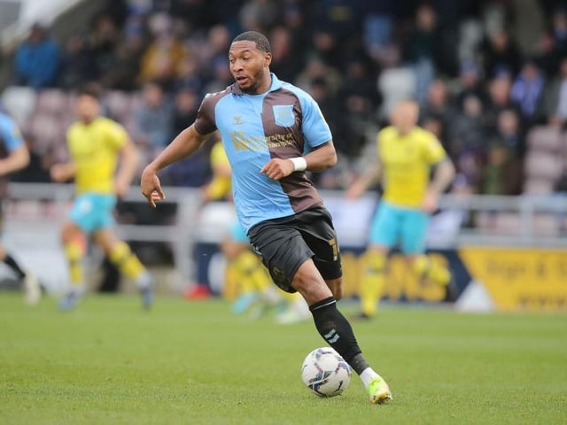 Looked refreshed after being taken out of the team in midweek, surging forward and back with regularity first-half. That first Cobblers goal continues to elude him, denied by a goal-line block on this occasion... 7
