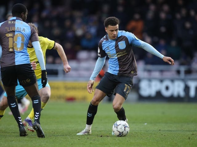 Enjoyed having his old midfield partner back alongside him. The two complement each other so well, as they showed by dominating the midfield battle for 75 minutes against Tranmere. His six tackles were double anyone else on the pitch... 7
