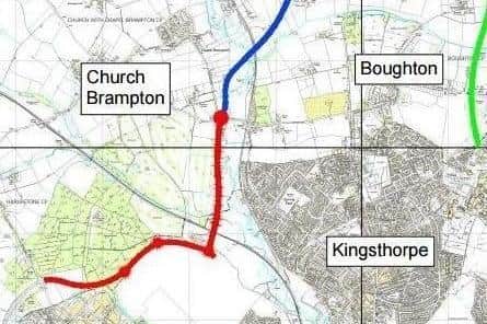 The North-West Relief Road will take traffic away from busy routes through Kingshorpe and Dallington