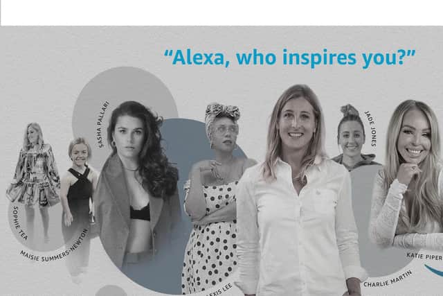 The inspirational women will be used as voices of Alexa