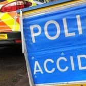 One lane is blocked following a crash on the A14 on Wednesday afternoon