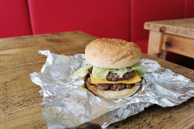 The cheeseburger has been described by one customer as "banging"