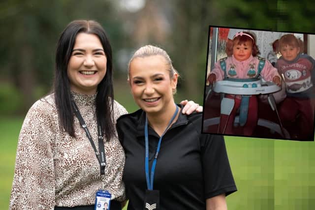 Sister sergeants Torie Harrison and Georgie Watts