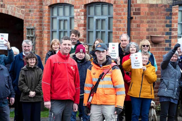 Walgrave residents consider Postman Pete as "part of the family." Photo by Kirsty Edmonds.