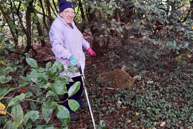 Cleaning up Daventry last year.
