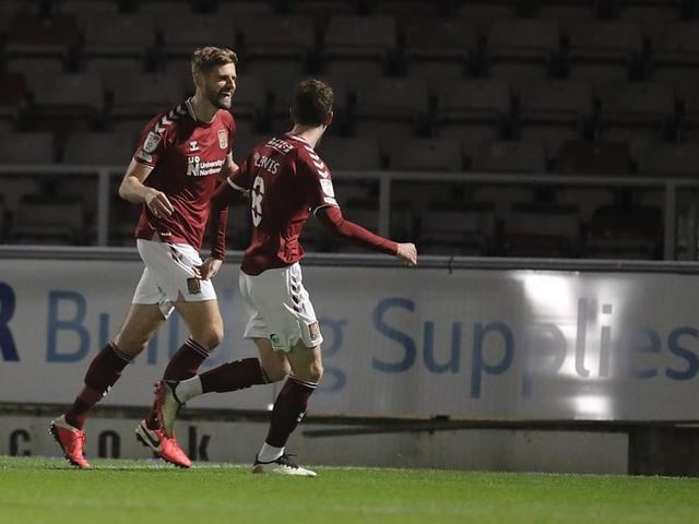 Defender Jon Guthrie has a price tag of £450,000 and is Northamtpon's most valuable player.
Photo: Pete Norton