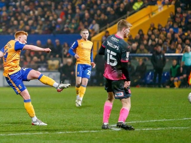Matty Longstaff, on loan from Newcastle United, is rated as Mansfield's most valuable player at £2.25m.
Photo: Chris Holloway