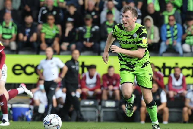 Regan Hendry (pictured) comes with a £360,000 value. The same as Forest Green Rovers team-mate Ben Stevenson.
Photo: Getty Images