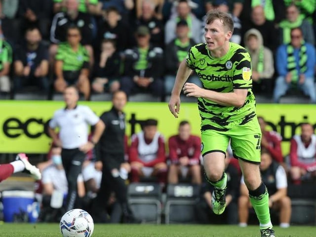 Regan Hendry (pictured) comes with a £360,000 value. The same as Forest Green Rovers team-mate Ben Stevenson.
Photo: Getty Images