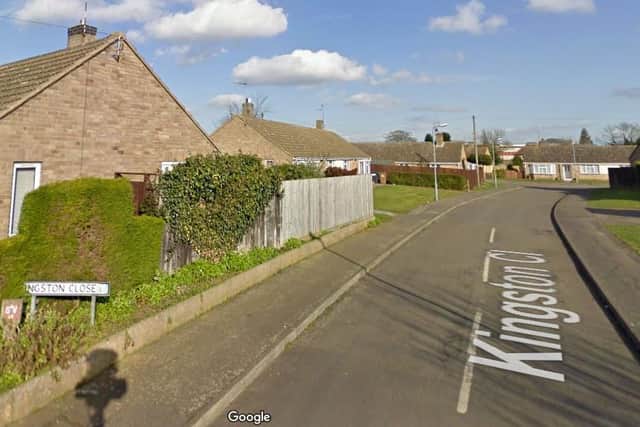 Police swooped on a property in Kingston close, Daventry, at 9am on Thursday