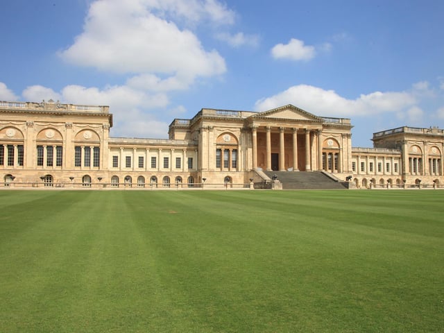 The Grade I listed home played host to Bridgerton cast and crew.