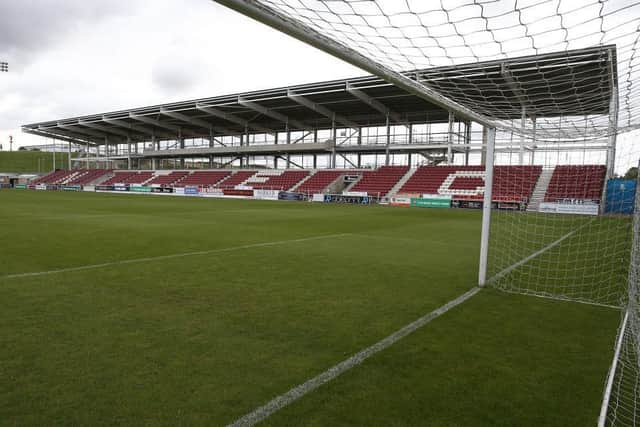 The east stand at Sixfields