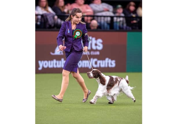 Georgia Brown and her dog, Nancy.