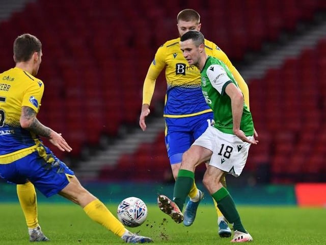 The Hibs loan man is rated as Mansfield Town' second best player. He has a very all-round game, with his ratings being dribbling (69), pace (67), shooting (66), passing (64) and physicality (63).
Photo: Getty Images