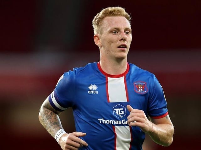 Callum Guy is regarded as an all-round player, with ratings of 68 for pace, 67 for physicality, 64 for both passing and dribbling and 62 for defending.
Photo: Getty Images
