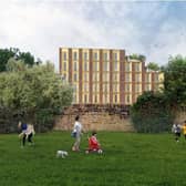 An artist's impression of what the College Street flats would look like