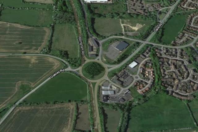 The crash happened on the A6003 close to the Southern Gateway Shell garage