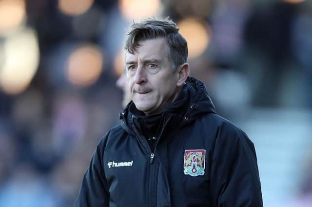 Cobblers boss Jon Brady was unhappy with referee Oliver Langford's performance in the defeat to Bristol Rovers (Picture: Pete Norton)