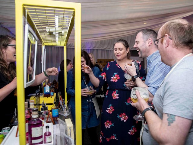 The Gin and Rum Festival at the Northampton County Cricket Ground on Saturday, March 18. Photo by Kirsty Edmonds.
