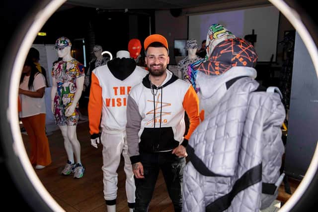 The official launch of Brinton Edward's 'bold' and 'daring' menswear collection under his new brand name, B.E.G at The Charles Bradlaugh public house in Northampton on Sunday, March 21. Photo by Kirsty Edmonds.