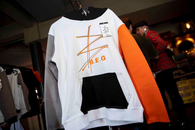 The official launch of Brinton Edward's 'bold' and 'daring' menswear collection under his new brand name, B.E.G at The Charles Bradlaugh public house in Northampton on Sunday, March 21. Photo by Kirsty Edmonds.