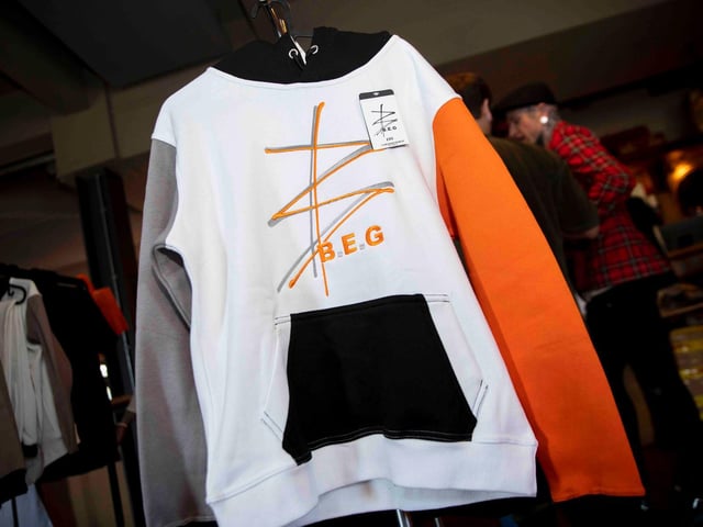 The official launch of Brinton Edward's 'bold' and 'daring' menswear collection under his new brand name, B.E.G at The Charles Bradlaugh public house in Northampton on Sunday, March 21. Photo by Kirsty Edmonds.