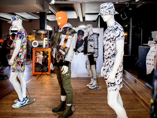 The official launch of Brinton Edward's 'bold' and 'daring' menswear collection under his new brand name, B.E.G at The Charles Bradlaugh public house in Northampton on Sunday, March 21. Photo by Kirsty Edmonds.
