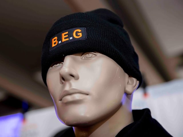 The official launch of Brinton Edward's 'bold' and 'daring' menswear collection under his new brand name, B.E.G at The Charles Bradlaugh public house in Northampton on Sunday, March 21. Photo by Kirsty Edmonds.