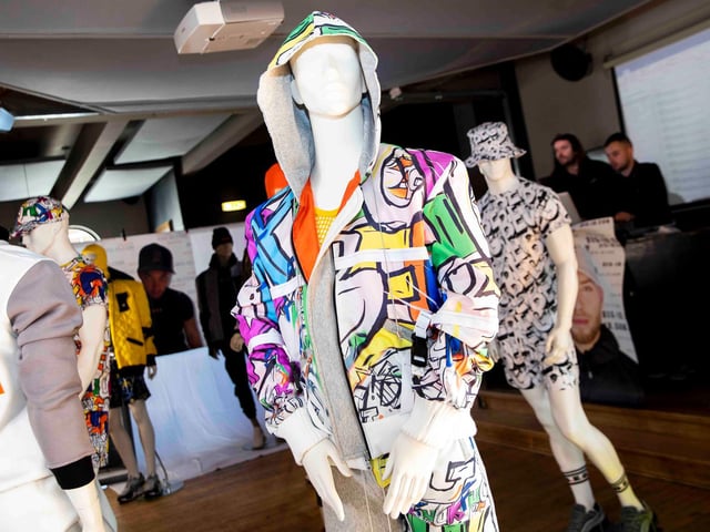 The official launch of Brinton Edward's 'bold' and 'daring' menswear collection under his new brand name, B.E.G at The Charles Bradlaugh public house in Northampton on Sunday, March 21. Photo by Kirsty Edmonds.