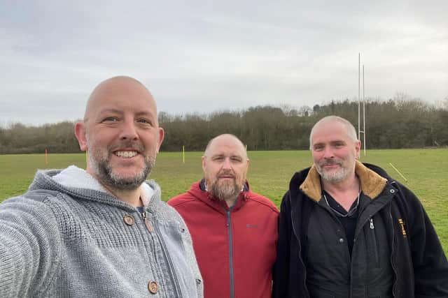 Scott, Darren and John are busy ahead of the big day.