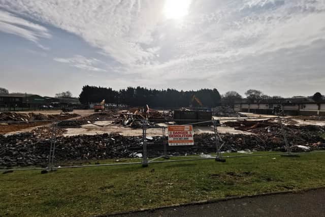 The site in Lodge Way, Northampton has been demolished to make way for a new Lidl supermarket