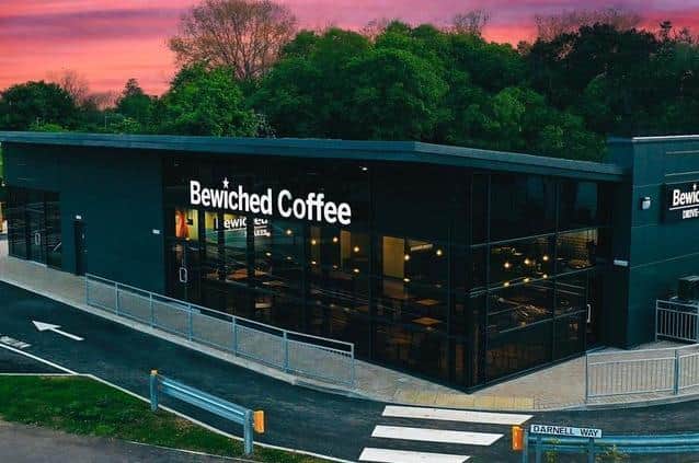 Bewiched Coffee opened a new drive-thru in Moulton Park last year