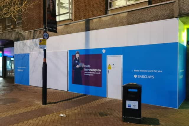 Barclays will open its new branch at the former Waterstones store in Abington Street on Wednesday, April 27