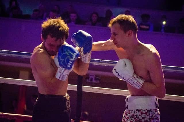 Ryan Conway (right) was expected to make his third professional appearance at The Park Inn