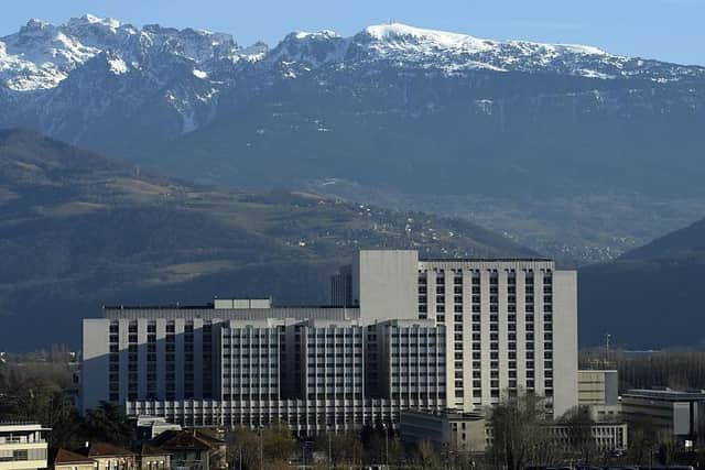 A Northamptonshire base jumper died in Grenoble hospital following the tragic accident