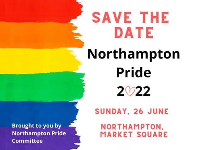 The date has been set for this year's Northampton Pride