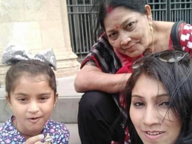 "Happy Mother’s Day to the kindest and most beautiful lady, my mum, and of course, me." From Upasana Mishra in Northampton.
