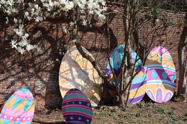 Hop along to Delapré Abbey this Easter to take part in an Easter Eggstravaganza. Can you find the eight decorated eggs that have been hidden in the Walled Garden? Follow the trail and match the patterns to your bingo card to win a chocolate prize. Little ones and their grown-ups are guaranteed an egg-cellent time taking part in craft activities, lawn games, planting seeds and more. Timed entry every hour. Tickets £2.50 per child (babies in arms
free). Book in advance online.