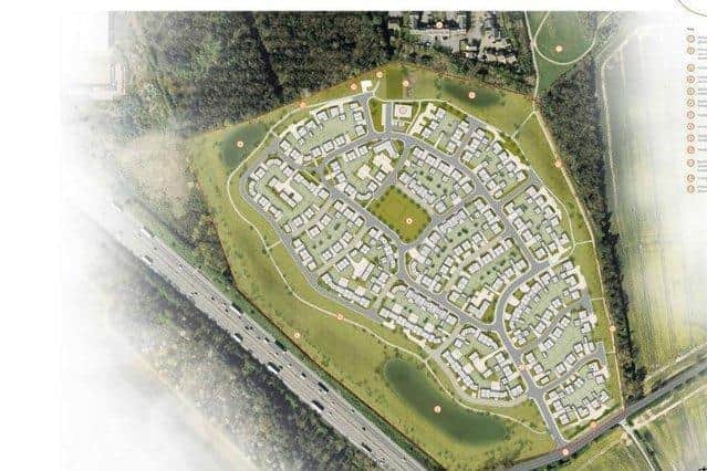 This is how the first 330 homes would be laid out if the plans are given the go ahead