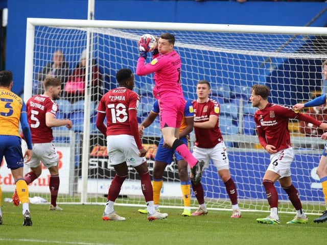 He was the main reason Cobblers stayed in the game for as long as they did. Produced fantastic saves from Longstaff, Oates and Akins and was unlucky not to keep out Hawkins' header... 7.5 CHRON STAR MAN