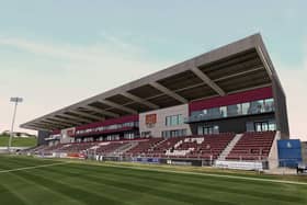 How the completed East Stand may look.