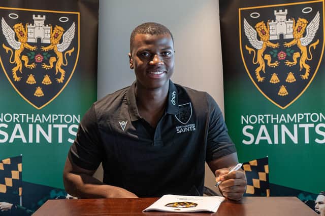 Josh Weru (picture: Northampton Saints)