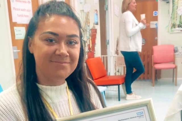Chloe says she has loved every minute of volunteering.