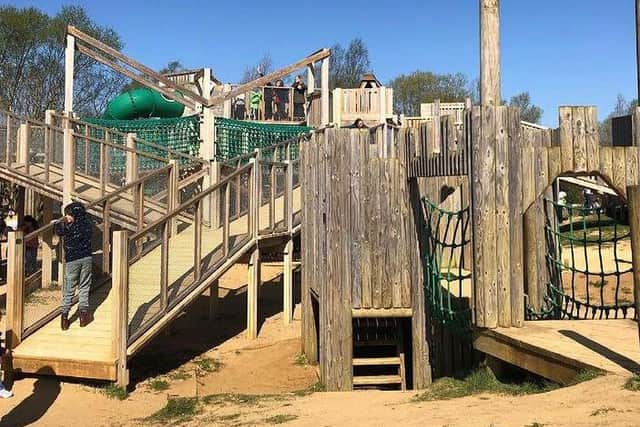 The popular playground was refurbished in 2019