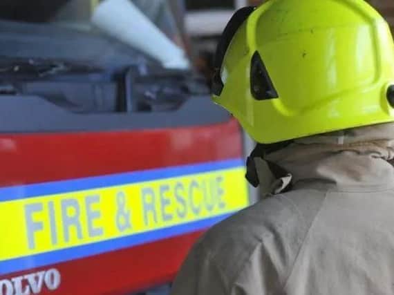 Firefighters tackled the blaze at Weston Favell on Sunday morning