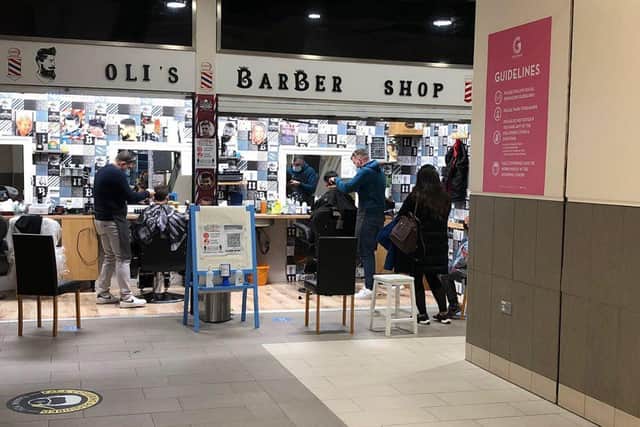 Oli's Barber Shop opens for business
