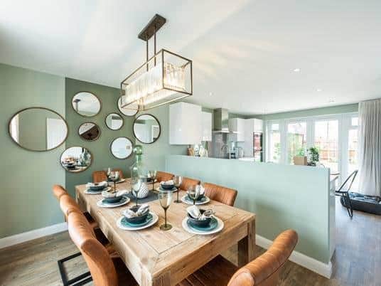 The David Wilson show home in Duston Gardens.