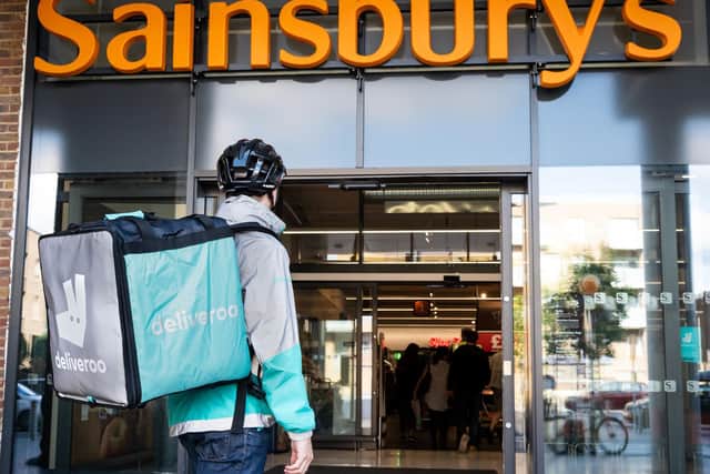 Customers in Northampton can now order a range of Sainsbury’s products on Deliveroo for the first time.