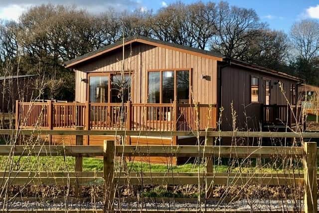 One of the luxury lodges