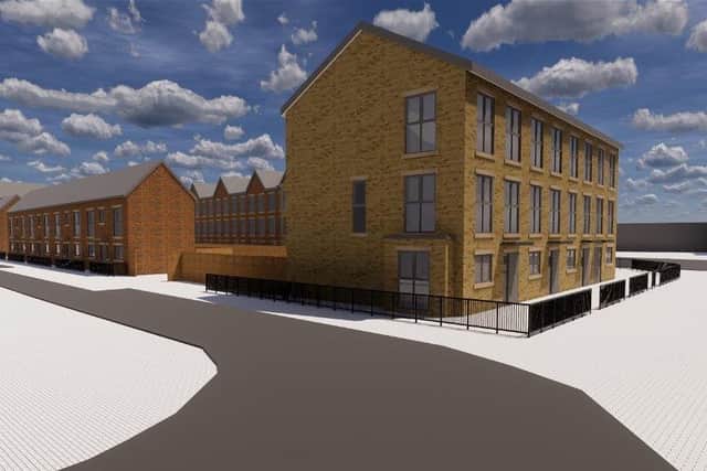 An artist's impression of the new builds. Photo: NPH.